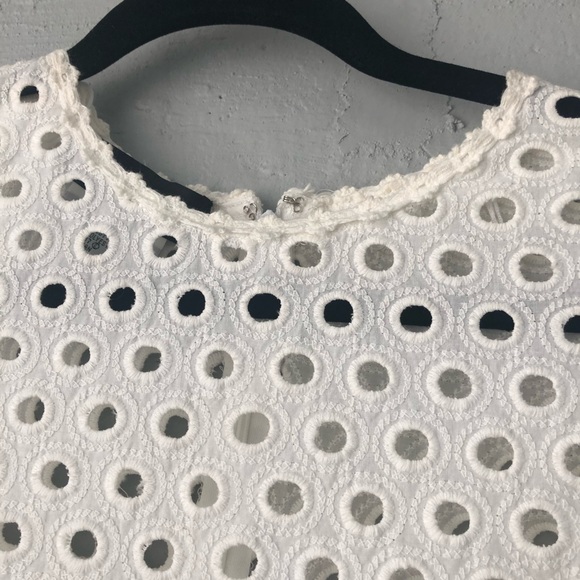 Donna Morgan eyelet cotton shift mini - Picture 4 of 4